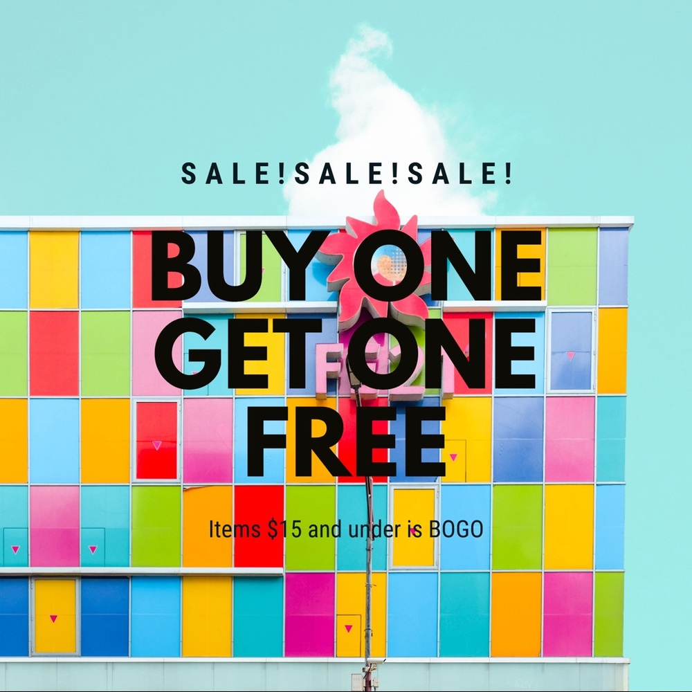 Buy one get one free